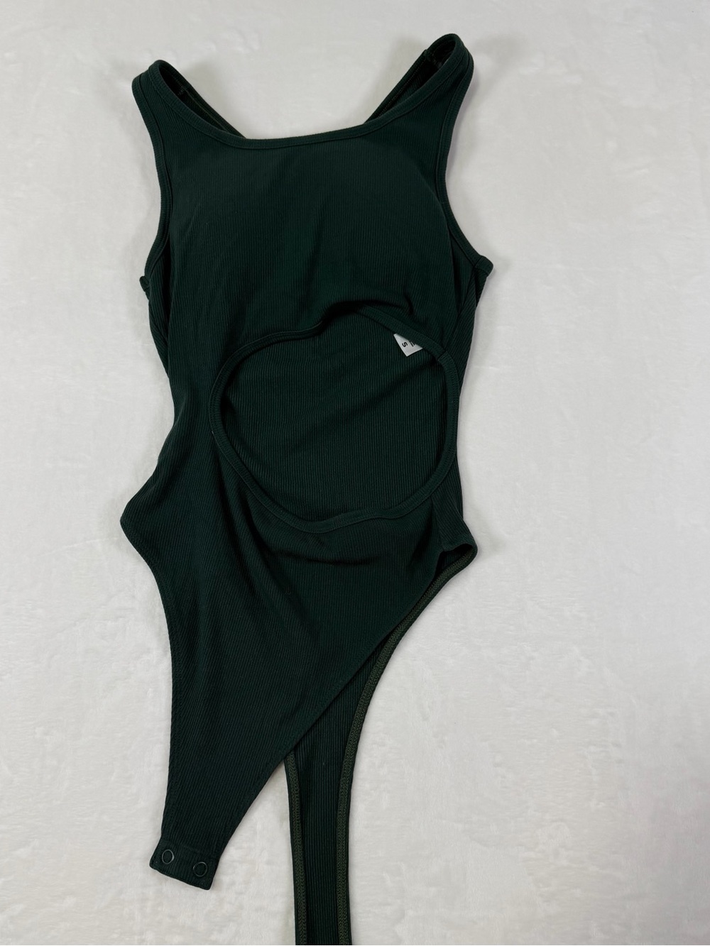 Alphalete One-Piece Bodysuit in Dark Green